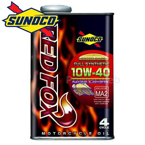 SUNOCO REDFOX RACING&SPORTS 10W-40 (10W40) JASO MA2 (XmR bhtHbNX [VO&X|[c) ׎pF1L