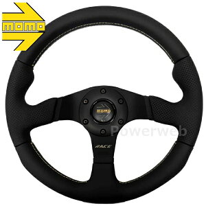 MOMO �X�e�A�����O AL-01 RACE NOTO BLK/GOLD �y�\�o�����n�k �����T�|�[�g���f���z 320mm ���� ���[�X �m�g �u���b�N/�S�[���h