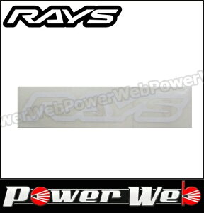 RAYS (CY) RAYS LOGO XebJ[ W140mm kL WH(zCg) No.19 74040200005WH ysiz