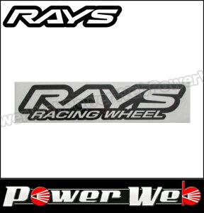 RAYS (���C�Y) RAYS racingLOGO �X�e�b�J�[ W200mm �k�L���� BK(�}�b�g�u���b�N) No.21 74040200024BK �y��������s���i�z