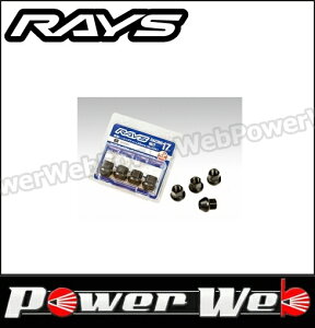 RAYS (���C�Y) 17HEX ���[�V���O�i�b�g M12×1.5 BK(�u���b�N) 25mm(�V���[�g�^�C�v) 4�p�b�N 74130000220BK