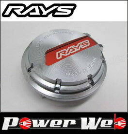 RAYS (レイズ) センターキャップセット グラムライツ レッド/シルバー 4個セット 品番:61025000004RD