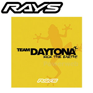 RAYS No.33 �X�e�b�J�[ TEAM DAYTONA 100×100mm 7404022000033 [���[����]
