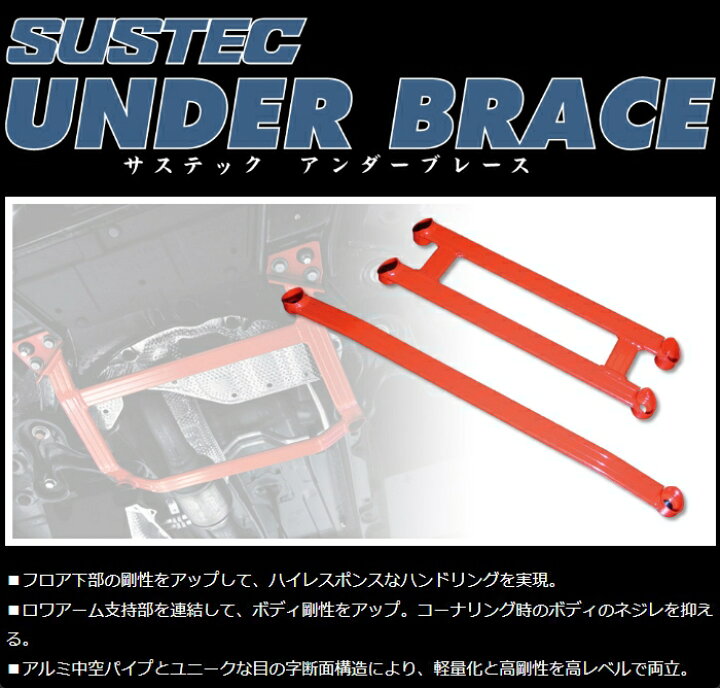 楽天市場】TANABE SUSTEC UNDER BRACE UBN16 日産 セレナ 2022/12 