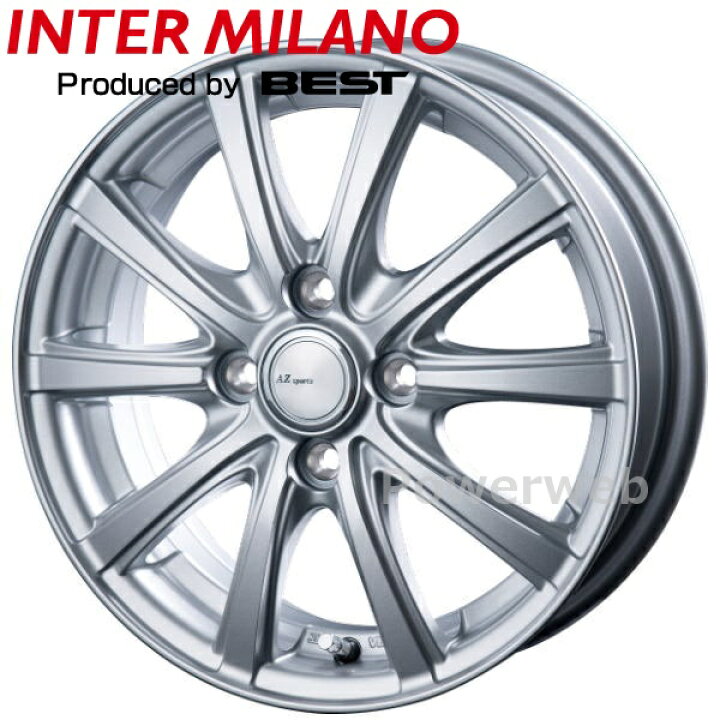 楽天市場】AZsports NR-10 13インチ 4.00B PCD:100 穴数:4 inset:43 