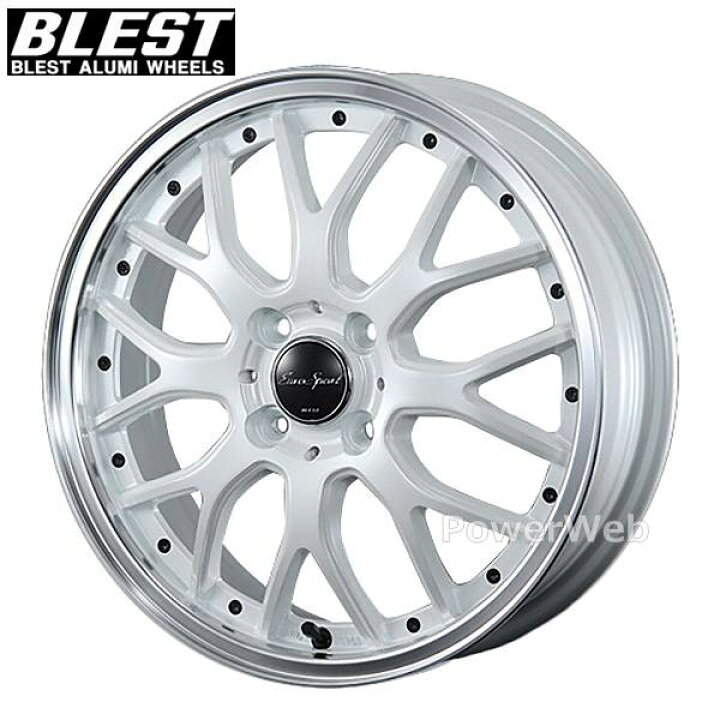 BLEST EuroSport Type 815 12インチ 4.00B +43 4-100 スパッタ 4本で送料無料 ブレスト ユーロスポーツ タイプ 815 1本 ユーロスポーツ Type 815（14インチアルミホイール）販売終了リスト【DAC】