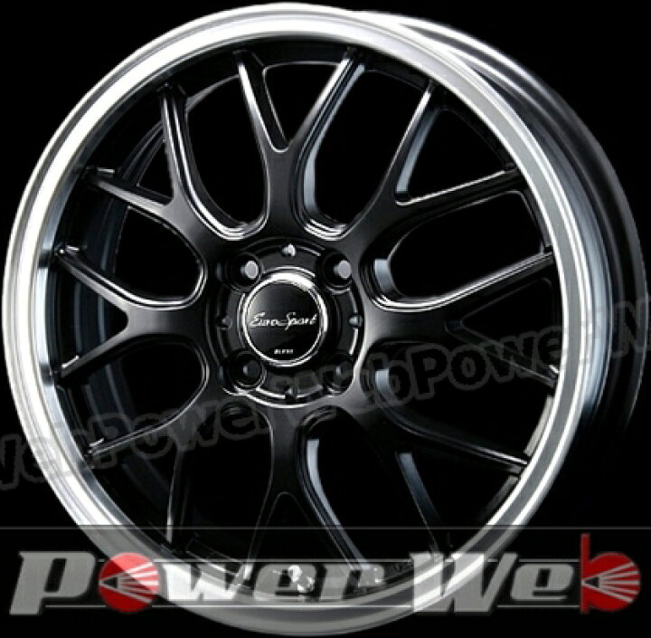 楽天市場 Blest ブレスト Eurosport Type 805 ユーロスポーツ タイプ 805 15インチ 5 0j Pcd 100 穴数 4 Inset 45 セミグロスブラック ホイール1本単位 H Powerweb