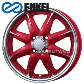 ENKEI (エンケイ) all one (オールワン) 14インチ 5.0J PCD:100 穴数:4 inset:45 マシニングキャンディレッド [ホイール1本単位]kh