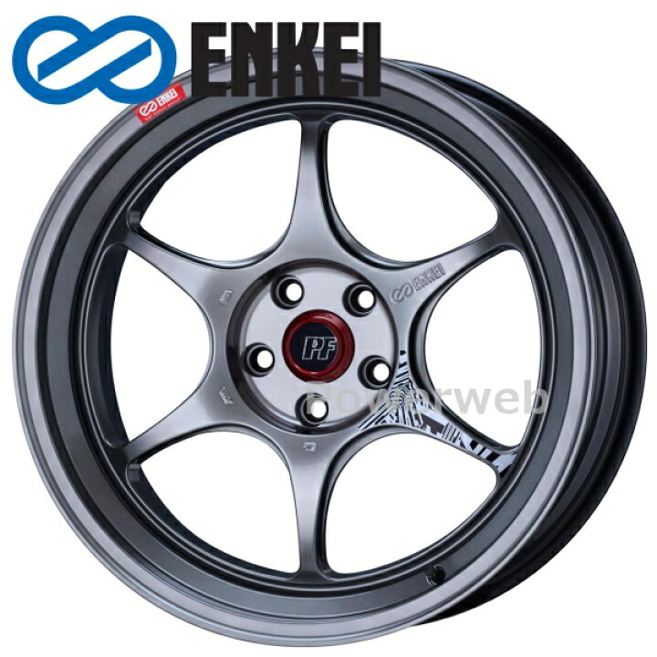 楽天市場】ENKEI/エンケイ PF06 17インチ 7.5J PCD:114.3 穴数:5 inset 