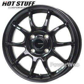 G.speed G06 12インチ 3.5J PCD:100 穴数:4 inset:42 メタリックブラック (MBK) (Gスピード G-06) HOT STUFF [ホイール1本]