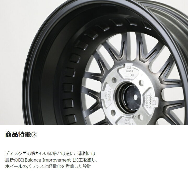 楽天市場】Stich Mesh RM 15インチ 5.5J PCD:100 穴数:4 inset:43 