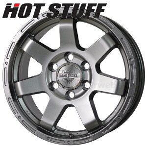 MAD CROSS MC76 18C` 7.5J PCD:139.7 :6 inset:65 g^ʍ M14 _[NVo[ (DS) (}bh NX MC-76) HOT STUFF (zbgX^bt) [zC[1{]