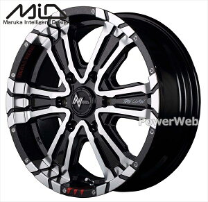 MID NITRO POWER CROSS CLAW Graffiti Edition (iCgp[ NXNE OtBeBGfBV) 16C` 6.5J PCD:139.7 :6 inset:48 ubN^bN+~[Jbg/OtBeB [zC[4{Z