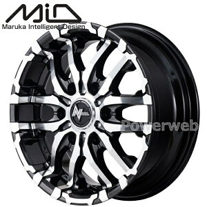 MID NITRO POWER M26 CROSSFANG 15C` 6.0J PCD:139.7 :6 inset:33 ubN^bN/~[Jbg [zC[4{Zbg]