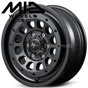 MID NITRO POWER R12 HOWITZER (�n�E�U�[) 17�C���` 6.5J PCD:139.7 ����:6 inset:38 �o�����u���b�N (BBK) �}���J�T�[�r�X [�z�C�[��1�{]