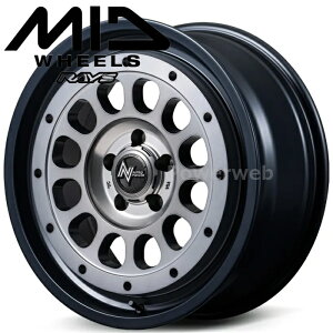 MID NITRO POWER R12 HOWITZER (�n�E�U�[) 15�C���` 4.5J PCD:100 ����:4 inset:45 �Z�~�O���X�X���[�N/�}�V���h�t�F�C�X (SSM) �}���J�T�[�r�X [�z�C�[��1�{]