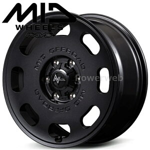 MID NITRO POWER D8?PULSAR (�p���T�[) 18�C���` 8.0J PCD:139.7 ����:6 inset:55 �o�����u���b�N (BBK) �}���J�T�[�r�X [�z�C�[��4�{�Z�b�g]
