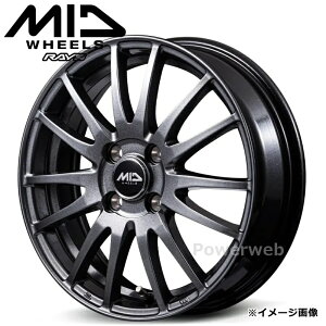 MID WHEELS GriD (�O���b�h) 14�C���` 5.5J PCD:100 ����:4 inset:45 ���^���b�N�O���[ (MGR) �}���J�T�[�r�X [�z�C�[��4�{�Z�b�g]
