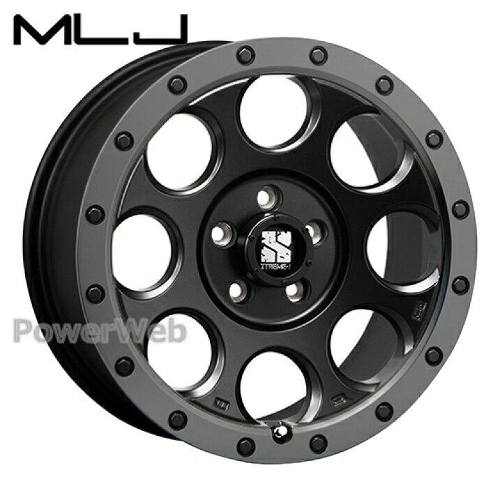 楽天市場】MLJ XTREME-J XJ03 18インチ 8.0J PCD:127 穴数:5 inset:50 