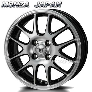 MONZA JAPAN JP STYLE MJ02 17C` 6.5J PCD:100 :4 inset:40 ubN^bN/|bV (c@Wp WFCs[X^C) [zC[4{]