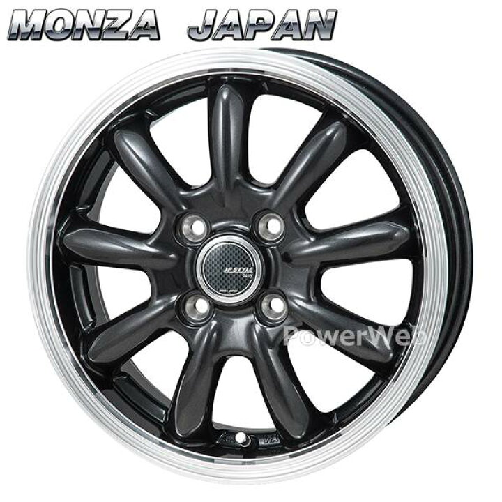 楽天市場】MONZA JAPAN JP STYLE Bany 16インチ 6.0J PCD:100 穴数:4 