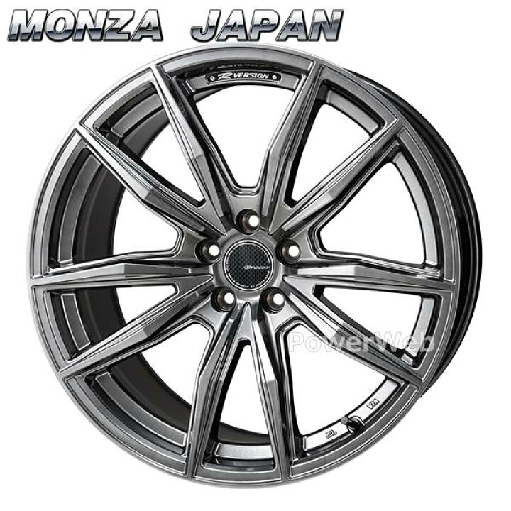 楽天市場】MONZA JAPAN R Version Brocer 19インチ 9.5J PCD:114.3 穴 
