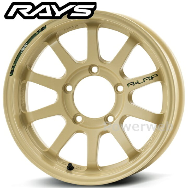 楽天市場】RAYS A-LAP-J DESERT EDITION 16インチ 6.5J PCD:139.7 穴数 