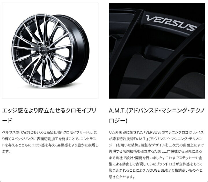 楽天市場】RAYS VERSUS VOUGE SE 20インチ 9.5J PCD:120 穴数:5 inset 