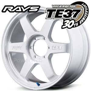 RAYS TE37 30���N���胂�f�� VOLK RACING TE37 ultra LARGE P.C.D. 30th MACHINING Ver. 18�C���` 8.0J PCD:139.7 ����:6 inset:36 �z���C�g (WH) (���C�Y �{���N���[�V���O TE37 �E���g�� ���[�WPCD �}�V�j���O�o�[�W����) [�z