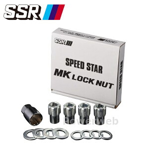 SPEED STAR MK LOCK NUT M12×P1.25 4H/5H���� ���b�N�i�b�g4�����b�V���[�Z�b�g �i�ԁFMKL125 SSR