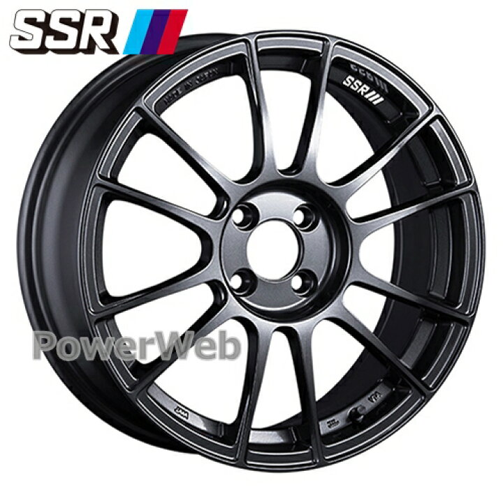 楽天市場】SSR GTX04 16インチ 6.5J PCD:100 穴数:4 inset:45 ダーク 