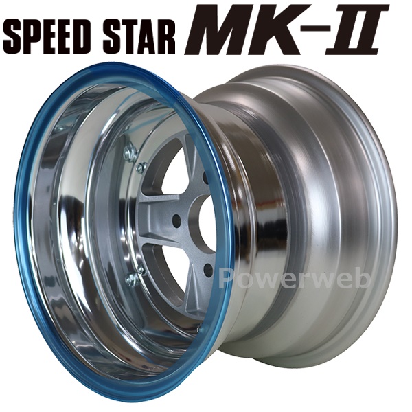 楽天市場】SPEED STAR MK-II 14インチ 10.0J PCD:114.3 4H -38