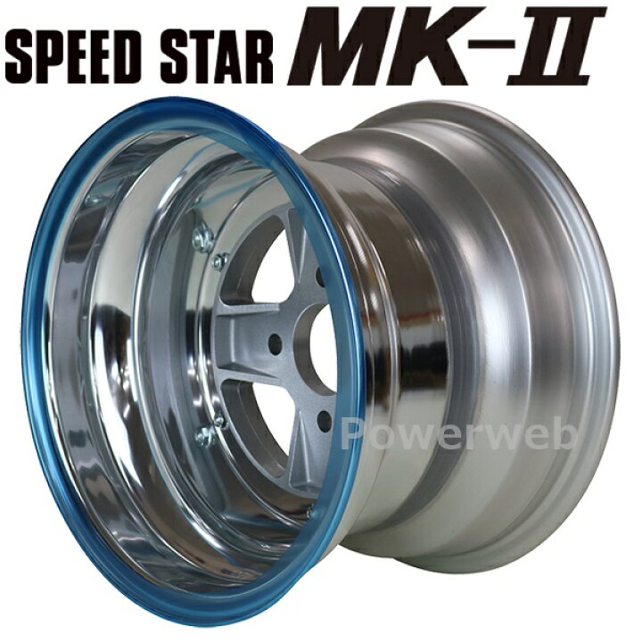 楽天市場】【残り1セット】 SPEED STAR MK-II 14インチ 10.0J PCD 