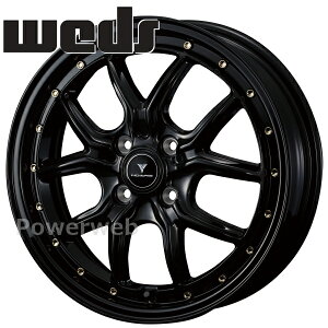 Weds NOVARIS ASSETE S1 16C` 5.0J PCD:100 :4 inset:45 ubN/S[hsAX (BLK/G) EFbY m@X [zC[1{]