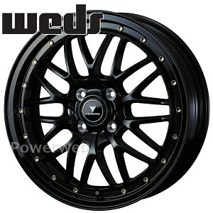 Weds NOVARIS ASSETE M1 15�C���` 4.5J PCD:100 ����:4 inset:45 �u���b�N/�S�[���h�s�A�X (BLK/G) �E�F�b�Y �m���@���X [�z�C�[��4�{�Z�b�g]