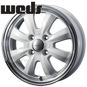 Weds GYRAFT 8S 12C` 4.0J PCD:100 :4 inset:43 zCg/|bV (WHT) EFbY Otg [zC[1{]