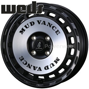 Weds MUD VANCE DX 12�C���` 4.00B PCD:100 ����:4 inset:40 �}�b�g�u���b�N�|���b�V�� (MBP) (�E�F�b�Y �}�b�h���@���X DX) [�z�C�[��1�{]