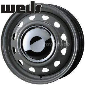 Weds NEO CARROW 14�C���` 4.5J PCD:100 ����:4 inset:45 M12�z���_�������ʃi�b�g&60�x�e�[�p�[�i�b�g �O���[/�N���[���L���b�v (GRAY CRMCAP) (�E�F�b�Y �l�I �L����) [�z�C�[��1�{]