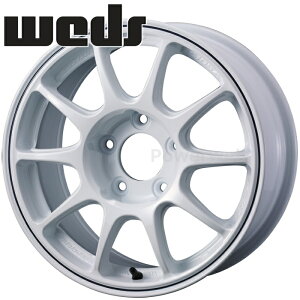 Weds WedsSport TC105X GRAVEL 15�C���` 6.5J PCD:100 ����:4 inset:40 �z���C�g+�u���[���C�� (WHT) (�E�F�b�Y�X�|�[�c TC105X �O���x��) [�z�C�[��1�{]