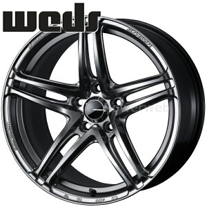 Weds WedsSport SA-52R 17�C���` 7.0J PCD:114.3 ����:5 inset:48 �v���`�i�V���o�[�u���b�N (PSB) (�E�F�b�Y�X�|�[�c SA52R) [�z�C�[��4�{�Z�b�g]