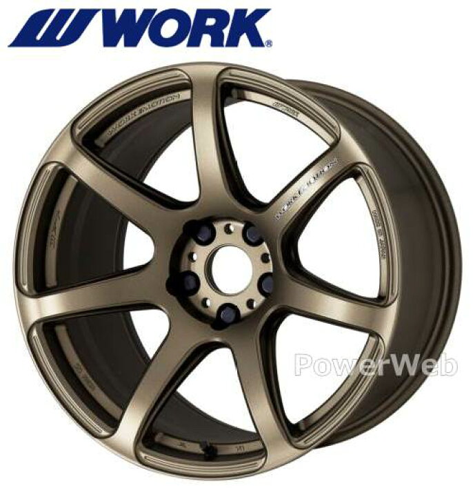 楽天市場】WORK EMOTION T7R 18インチ 7.5J PCD:100 穴数:5 inset:47 
