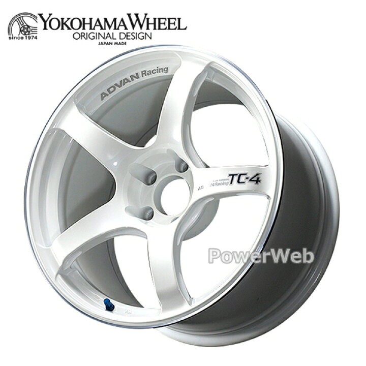 楽天市場】ADVAN Racing TC-4 17インチ 7.5J PCD:114.3 穴数:5 inset 