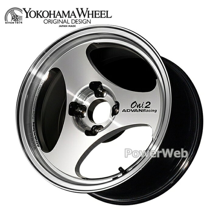 楽天市場】ADVAN Racing ONI2 15インチ 5.5J PCD:100 穴数:4 inset:45 