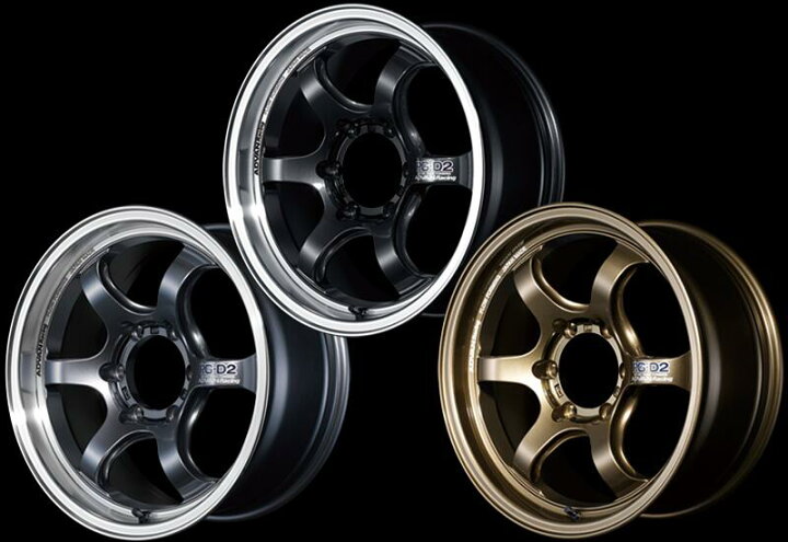 楽天市場】ADVAN Racing RG-D2 for Pickup 17インチ 8.0J PCD:139.7 穴 