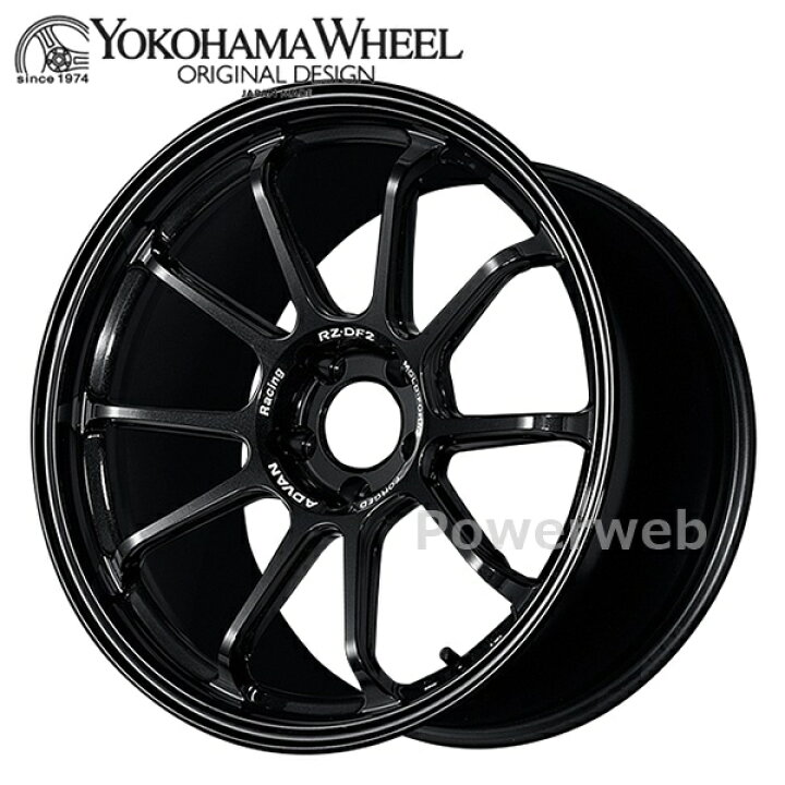 楽天市場】ADVAN Racing RZ-DF2 19インチ 10.5J PCD:112 穴数:5 inset 