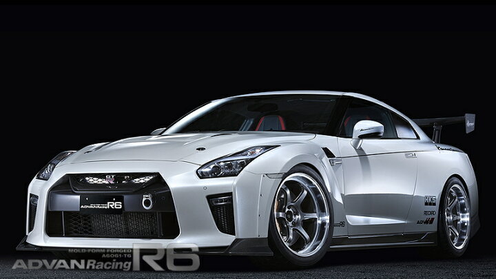 ADVAN Racing R6 18インチ PCD100 5穴 鍛造 前後9.5J＆255の極太サイズ！86
