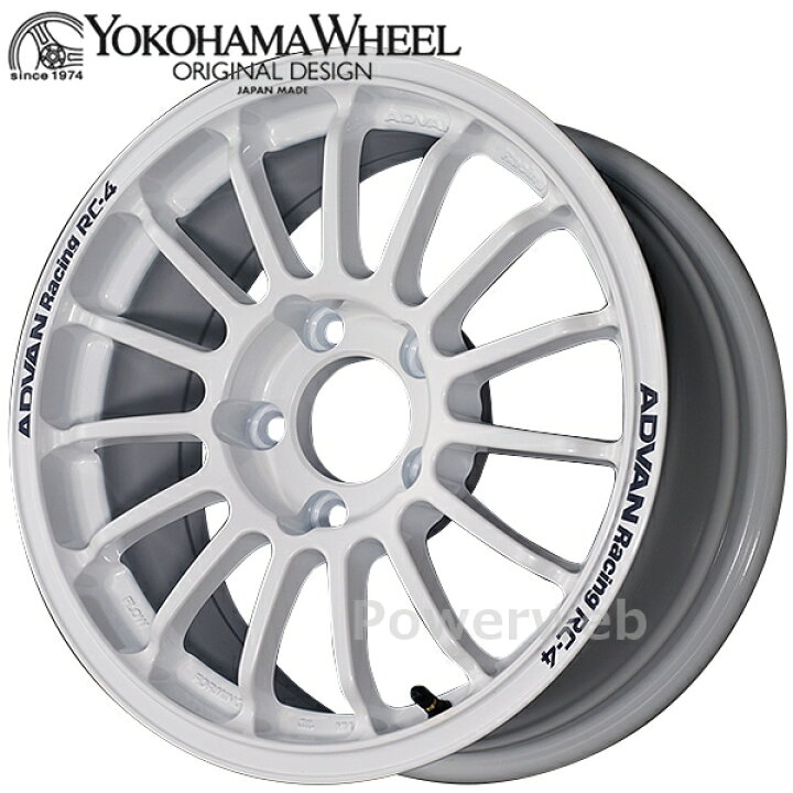 楽天市場】ADVAN Racing RC-4 15インチ 6.5J PCD:114.3 穴数:5 inset  