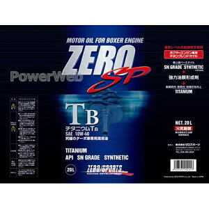 ZERO SPORTS 0826015 GWIC ZERO SP `^jETB 10W-40 (10W40) ׎p:20L (y[)