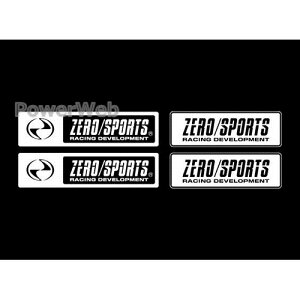 ZERO SPORTS 1453044 �j���[���[�h�X�e�b�J�[ NM-J-S 124×36mm �V���o�[