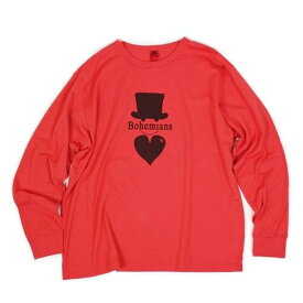 Bohemians ボヘミアンズ モノ LOVE＆HAT GIZAコットン ジャージールーズTシャツ（長袖） ラブアンドハット レディースロングtシャツ ロングtシャツ 長袖 ロンt メンズ レディース ブランド ロングt 秋服 秋 冬 トップス カジュアル ユニセックス tシャツ ゆったり かわいい